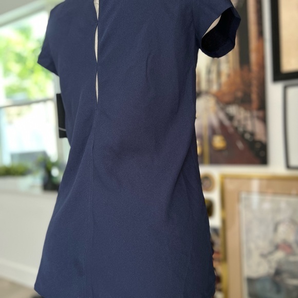 Navy blouse great material NWT‎ ZARA - Picture 10 of 12